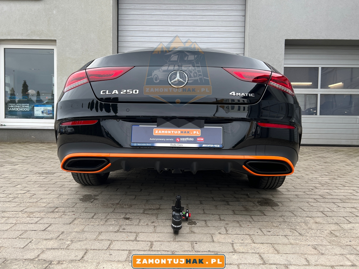 Mercedes CLA z solidnym hakiem Westfalia A40V - gotowy na przygody i podróże